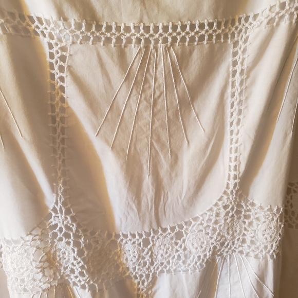 Le Chateau Vintage Skirt Crochet Detail. - Picture 4 of 8